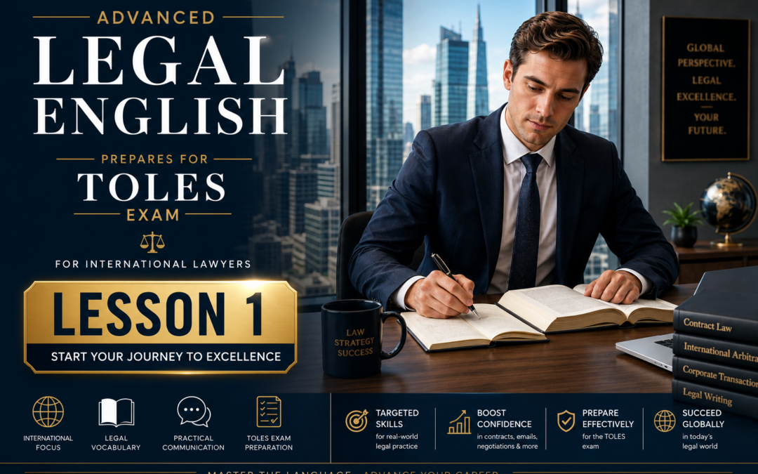ADVANCED LEGAL ENGLISH Lekcja 1